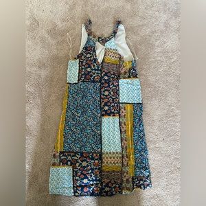 Black Bead Multi-color Dress